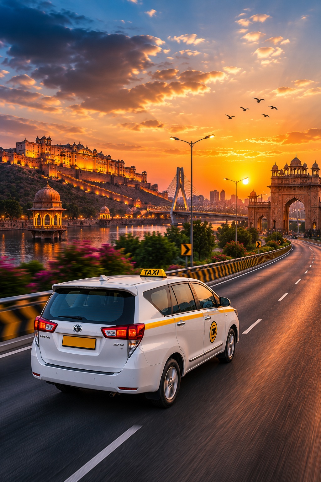 Jaipur to Ahmedabad Taxi Service